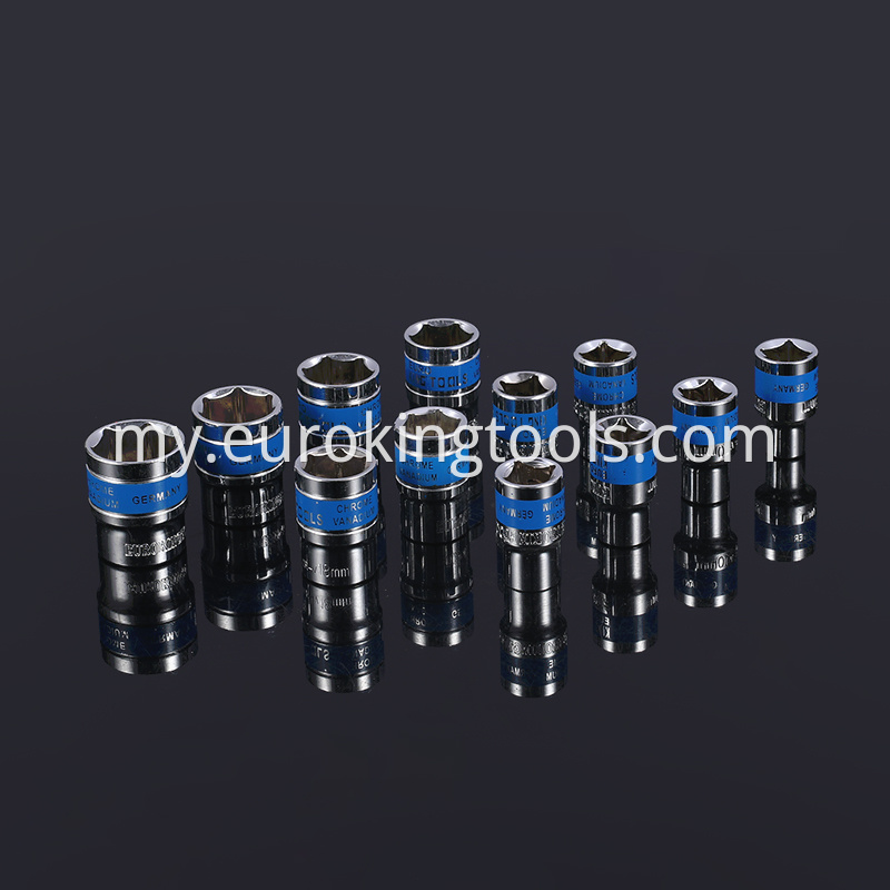 17PCS 1/2" Dr. Metric Hand Socket Set